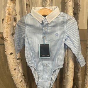 Andy & Evan NWT, long sleeve button down shirt